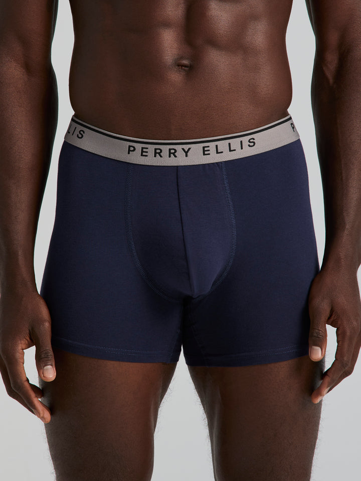 Solid Cotton Stretch Boxer (Trellis) 