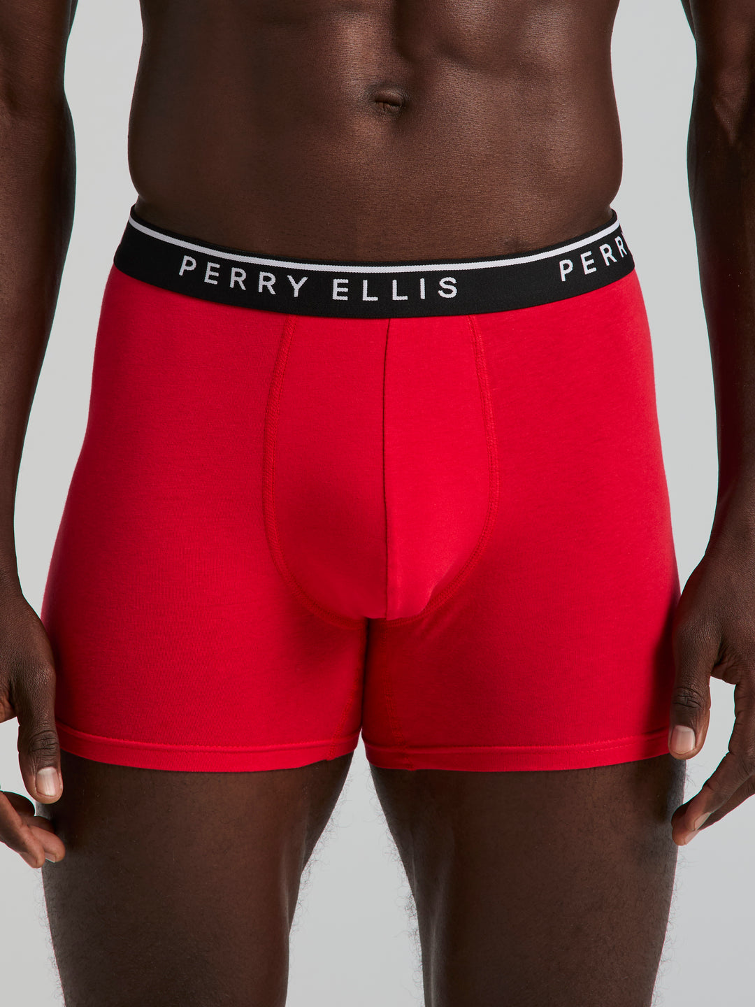 Solid Cotton Stretch Boxer (Ribbon Red) 