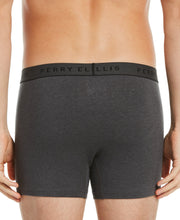 4 Pack Stripe Boxer Brief Set (Charcoal) 