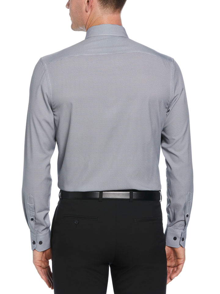4-Way Stretch Houndstooth Shirt (Black) 