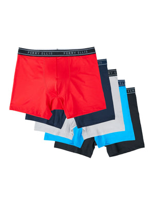 4-Pack Cotton Stretch Boxer Brief (True Red) 