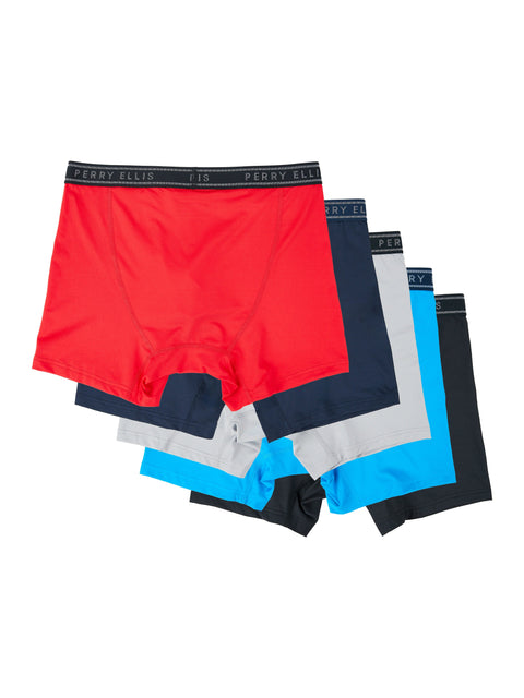 4-Pack Cotton Stretch Boxer Brief (True Red) 