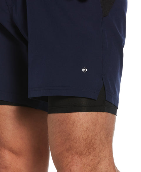 2 In 1 Pull On Shorts (Peacoat) 