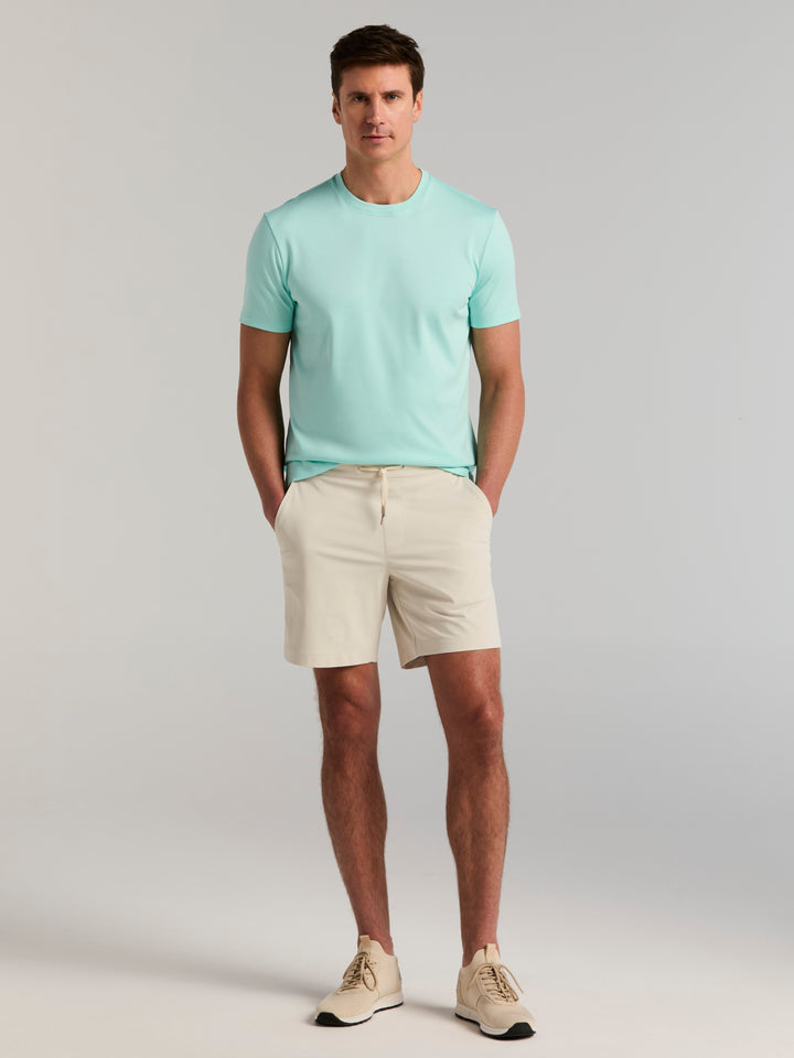 7" Duraflex Tricot Drawstring Short (Silver Birch) 