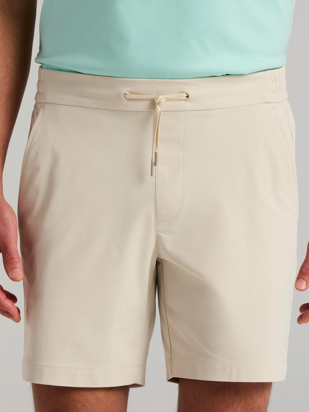 7" Duraflex Tricot Drawstring Short (Silver Birch) 