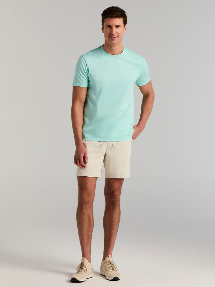 7" Duraflex Tricot Drawstring Short (Silver Birch) 