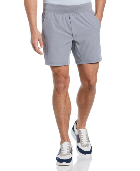 Pull-On Stretch Short with Security Pocket (Tradedawn Heather) 