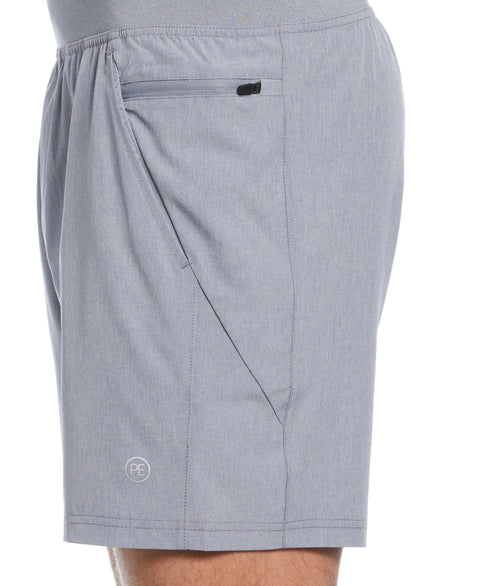Pull-On Stretch Short with Security Pocket (Tradedawn Heather) 