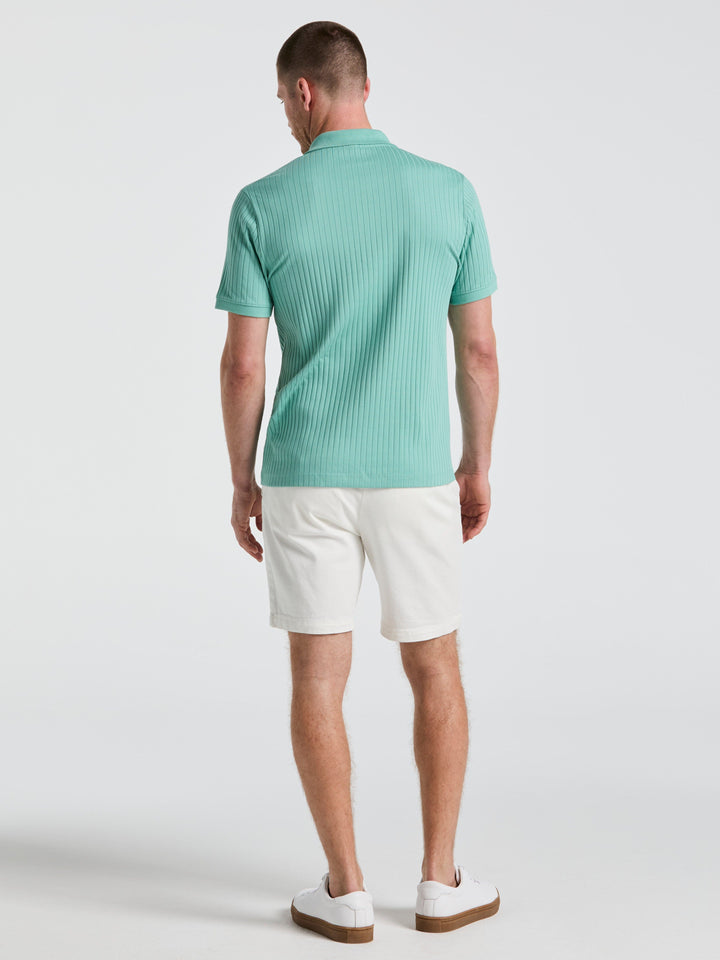 8" Flat Front Garment Dyed Short (Bright White)