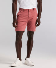 8" Flat Front Garment Dyed Short (Withered Rose) 