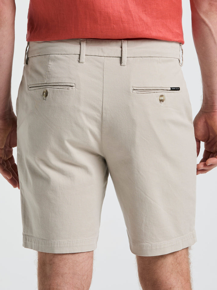 8" Flat Front Garment Dyed Short (Moonstruck) 