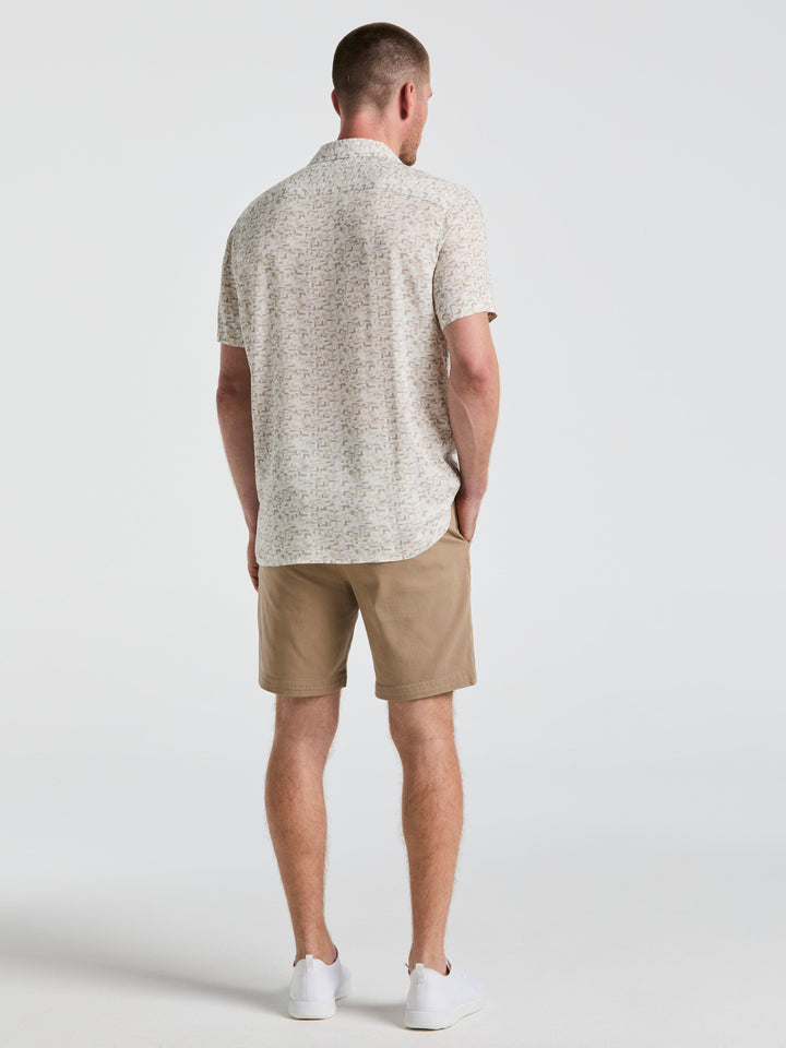 8" Flat Front Garment Dyed Short (Chinchilla) 