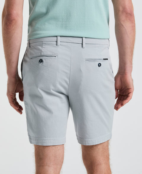 8" Flat Front Garment Dyed Short (Kentucky Blue) 