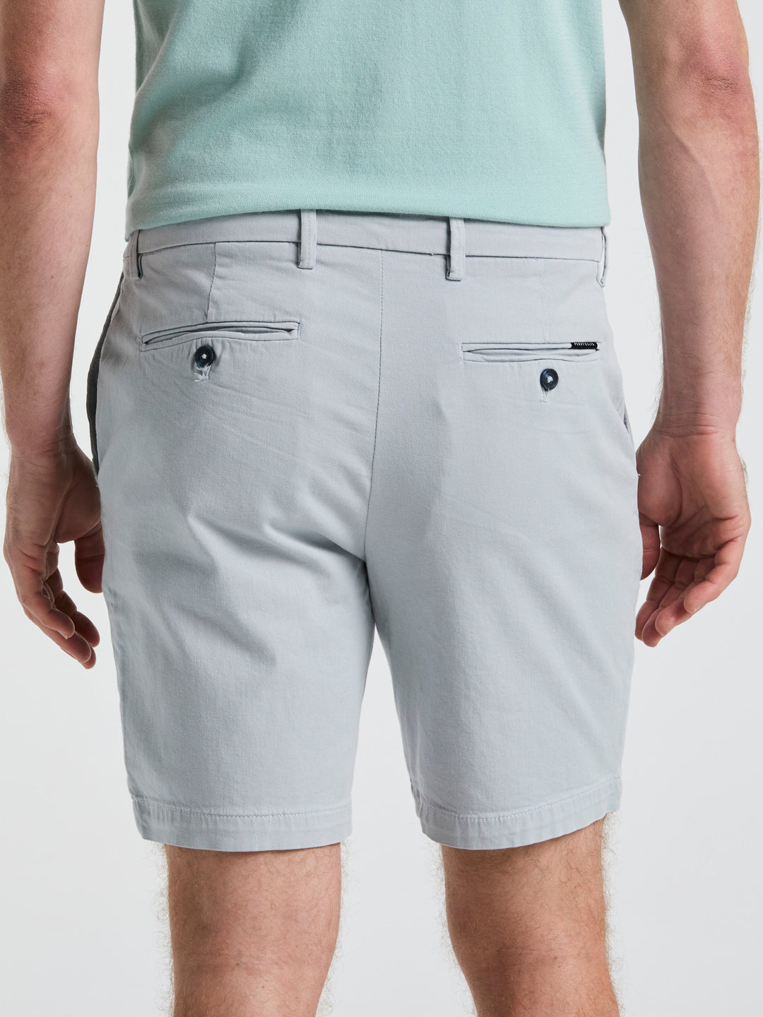 8" Flat Front Garment Dyed Short (Kentucky Blue) 