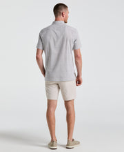 8" Flat Front Linen Cotton Short (Natural Linen) 