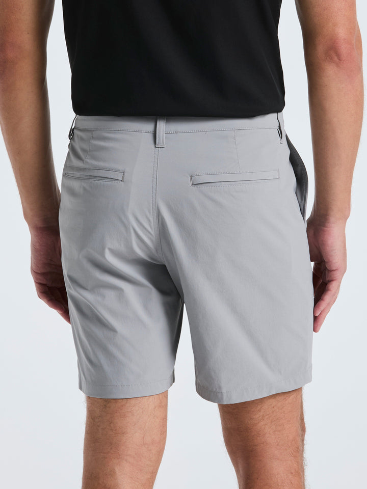 8" Limitless Stretch Tech Short (Chieseled Stone) 