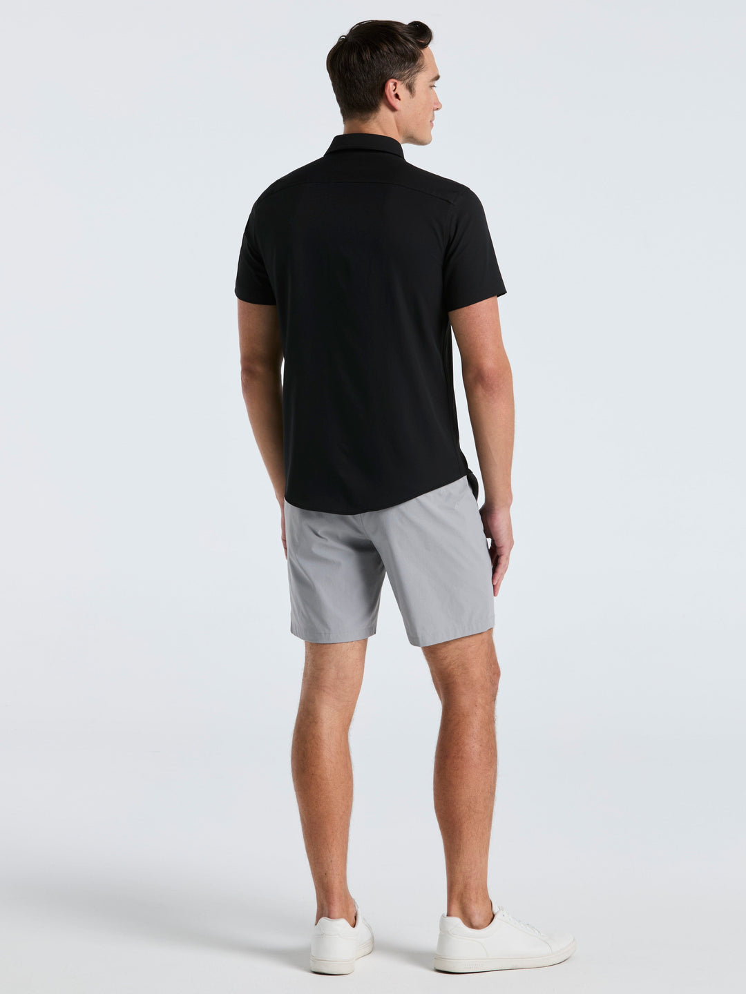 8" Limitless Stretch Tech Short (Chieseled Stone) 