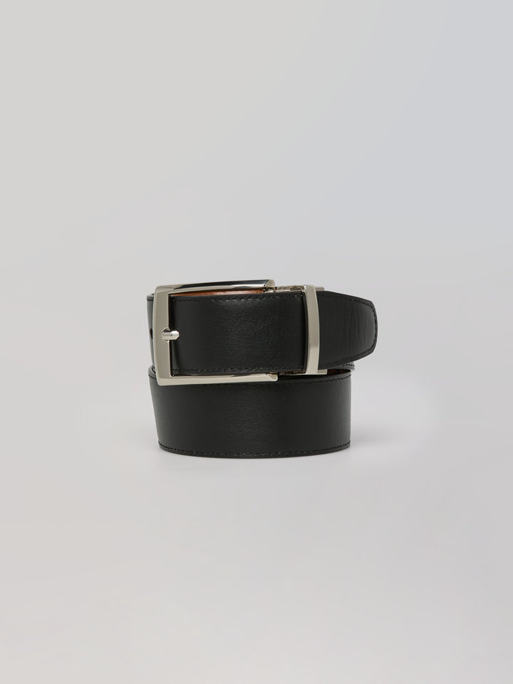 Amigo Tan and Black Reversible Leather Belt (Lugg3) 