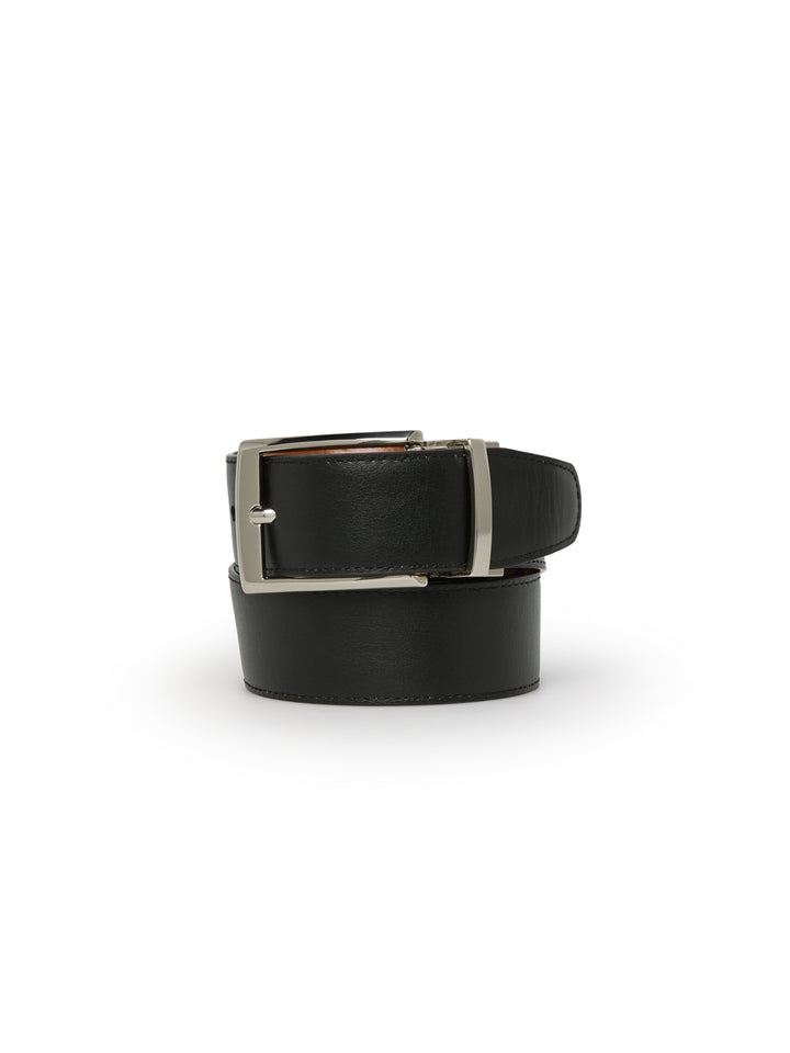 Amigo Tan and Black Reversible Leather Belt (Lugg3) 