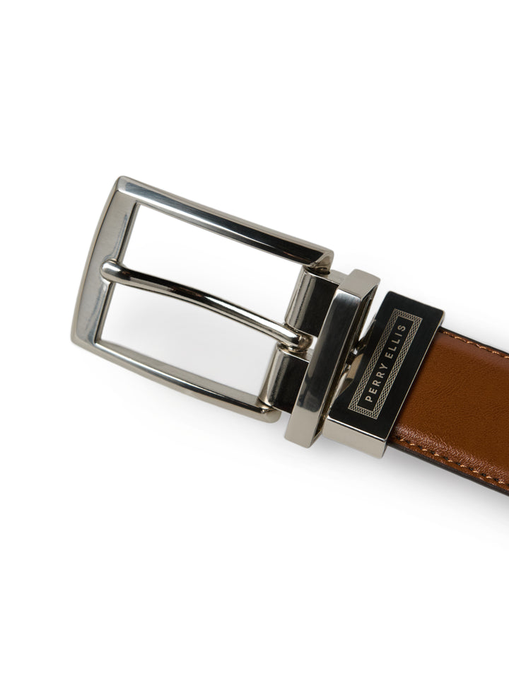 Amigo Tan and Black Reversible Leather Belt (Lugg3) 