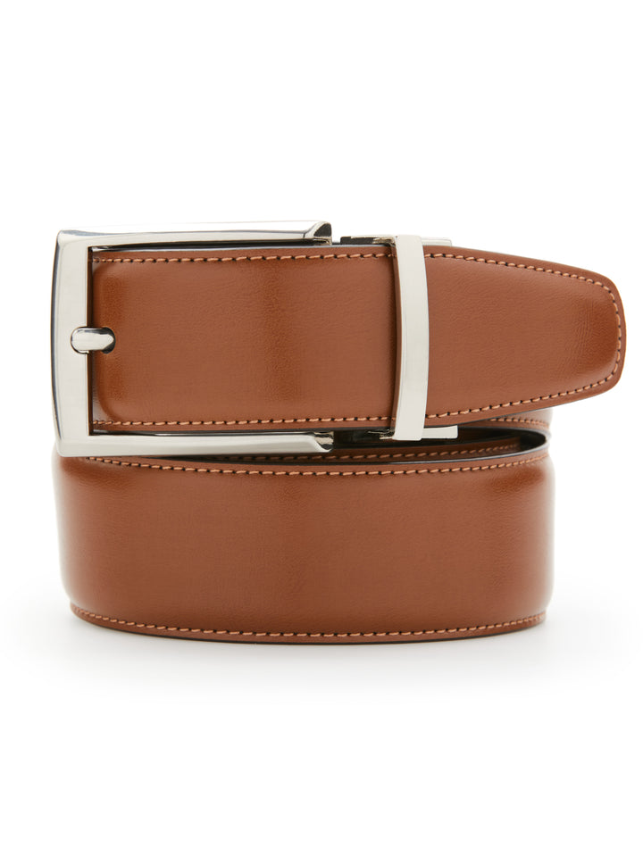 Amigo Tan and Black Reversible Leather Belt (Lugg3) 