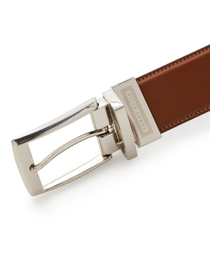 Amigo Tan and Black Reversible Leather Belt (Lugg3) 