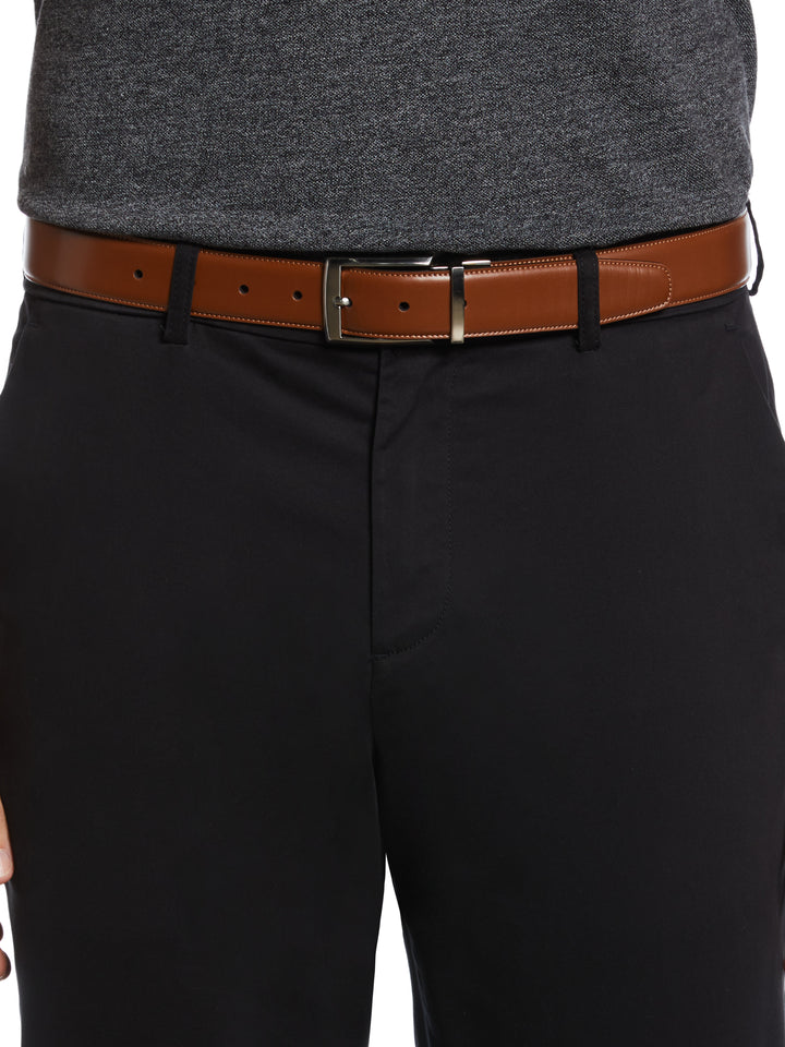Amigo Tan and Black Reversible Leather Belt (Lugg3) 