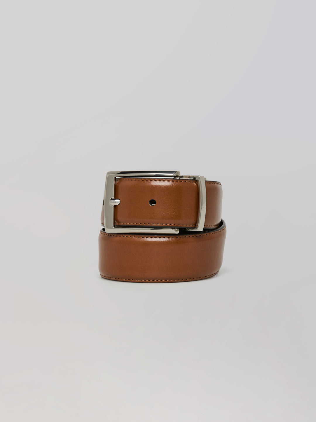 Amigo Tan and Black Reversible Leather Belt (Lugg3) 
