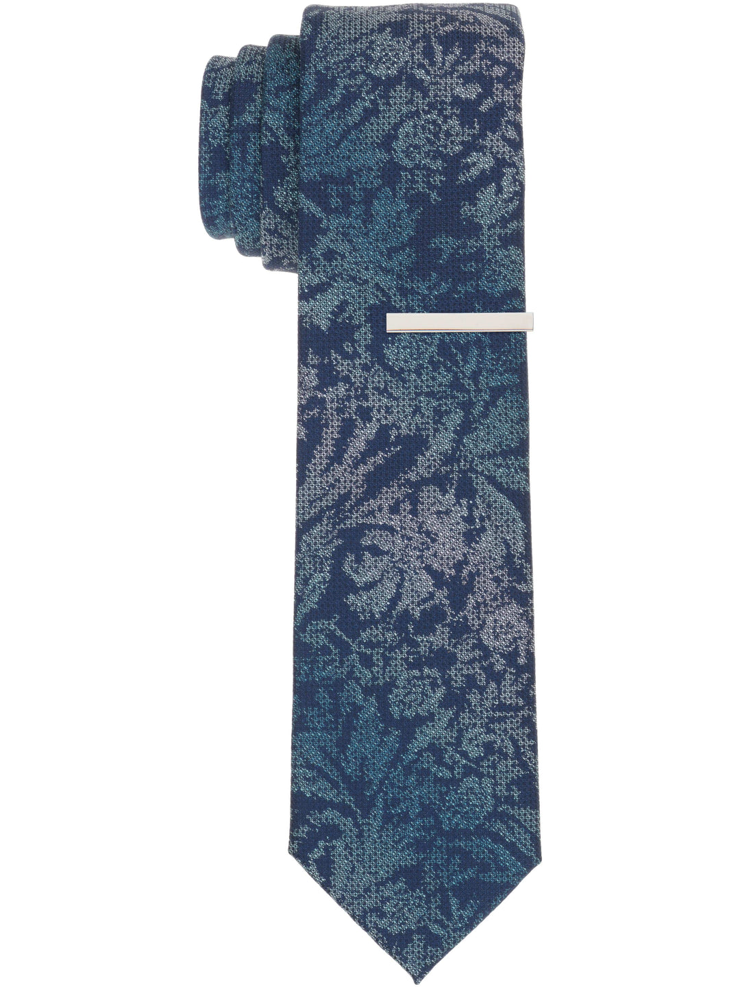 Andrelle Floral Slim Tie (Turquoise) 