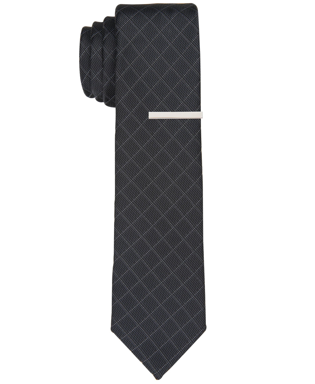 Babbaro Grid Black Tie (Black) 