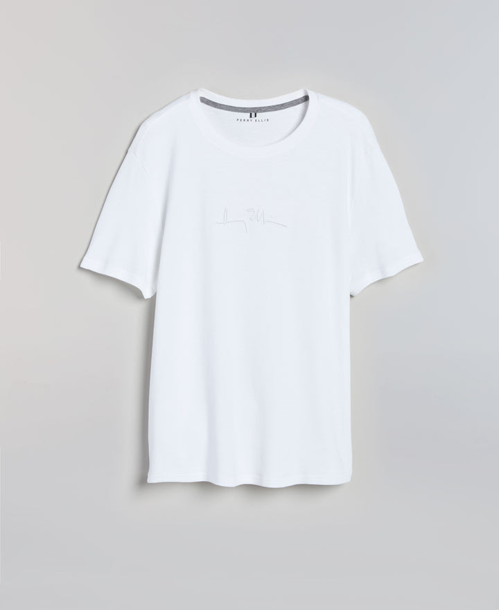 Bold Signature Crew Neck Tee