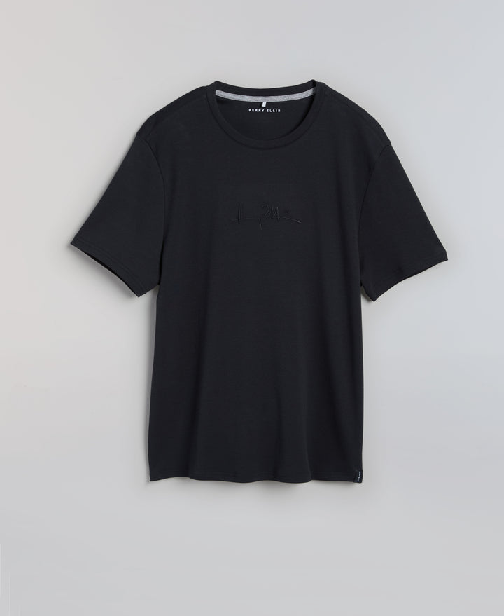 Bold Signature Crew Neck Tee