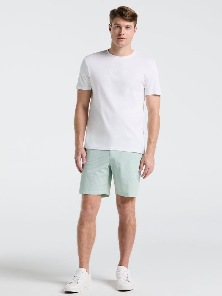Bold Signature Crew Neck Tee (Bright White) 