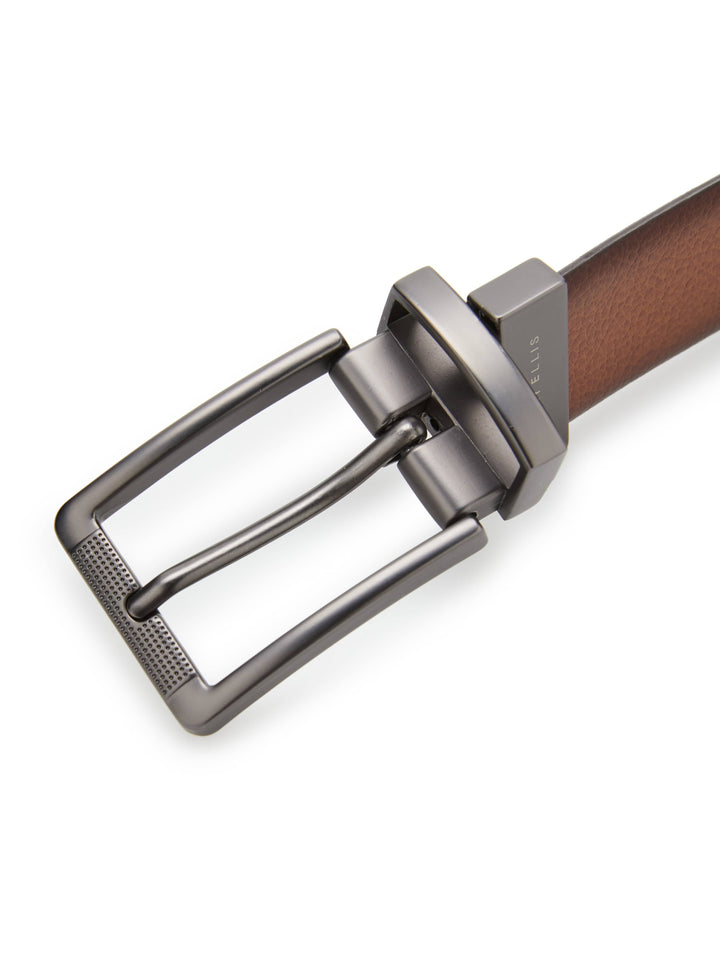Burnished Brown Leather Belt (Lugg3) 