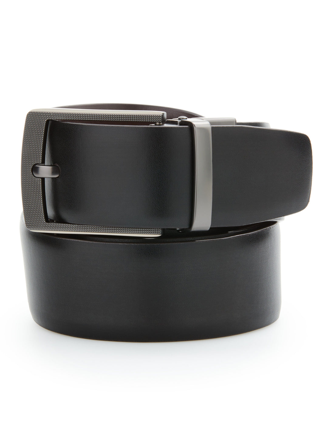 Cabernet Brown Leather Belt with Silver Buckle (Brn30) 
