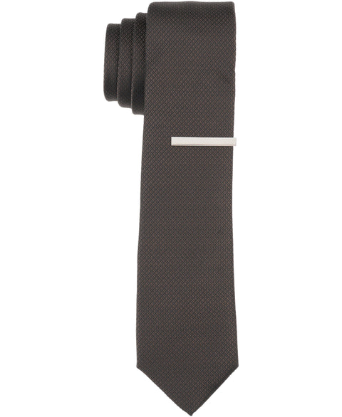 Canamar Mini Slim Tie (Brown) 