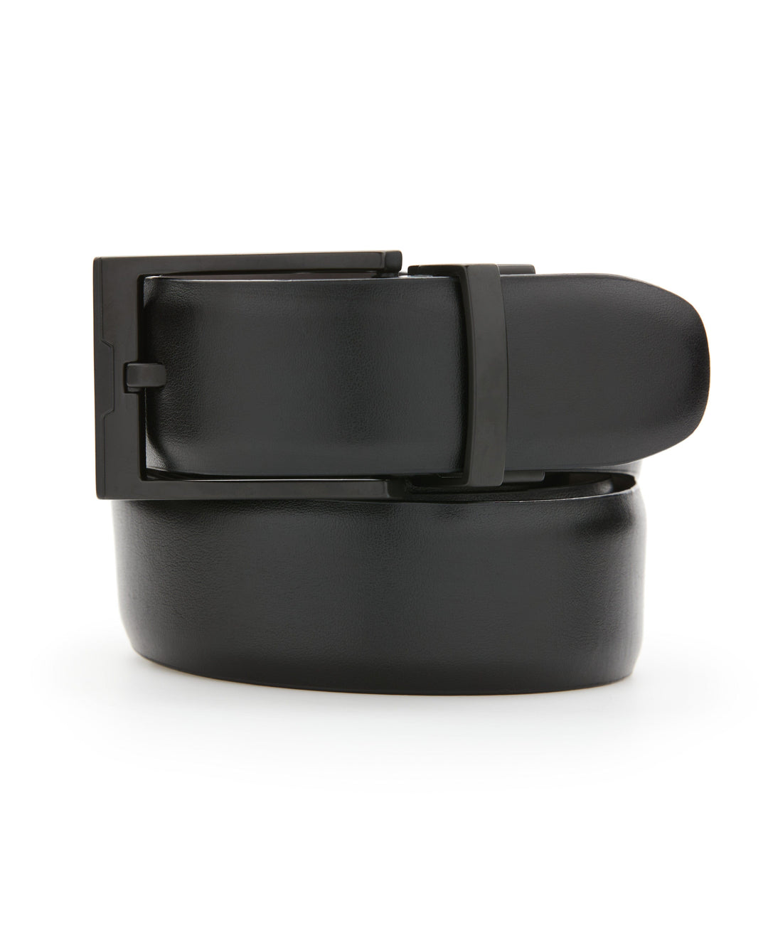 Perry Ellis Men's Reversible Leather Belt - Black - Size 38 Perry Ellis Men's Reversible Leather Belt - Black - Size 38