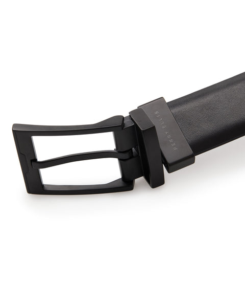 Cap Reversible Leather Belt (Blk Cop Blk/Brn) 