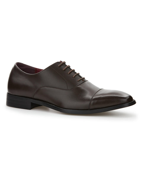 Cap Toe Dress Shoe (Coffee) 