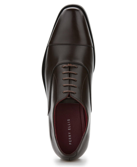 Cap Toe Dress Shoe (Coffee) 