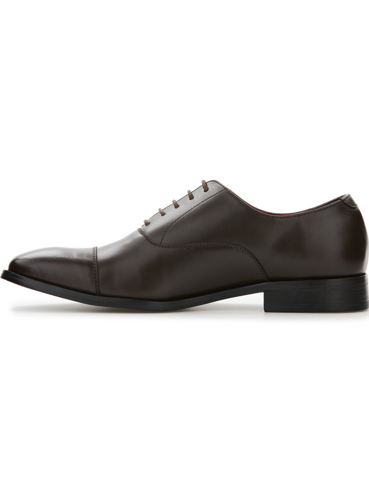 Cap Toe Dress Shoe (Coffee) 