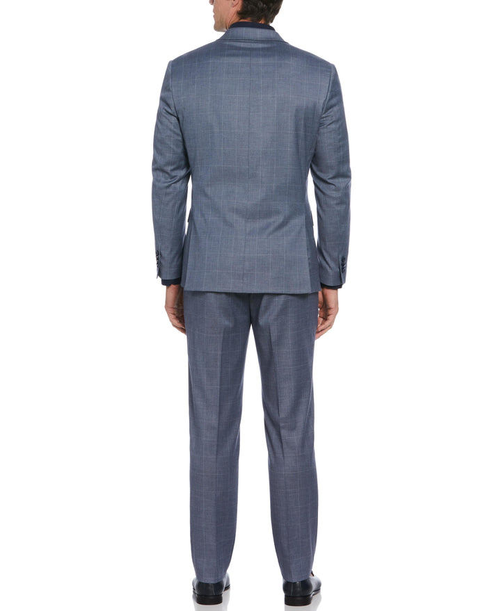 Gray Plaid Suit Jacket (Denim) 