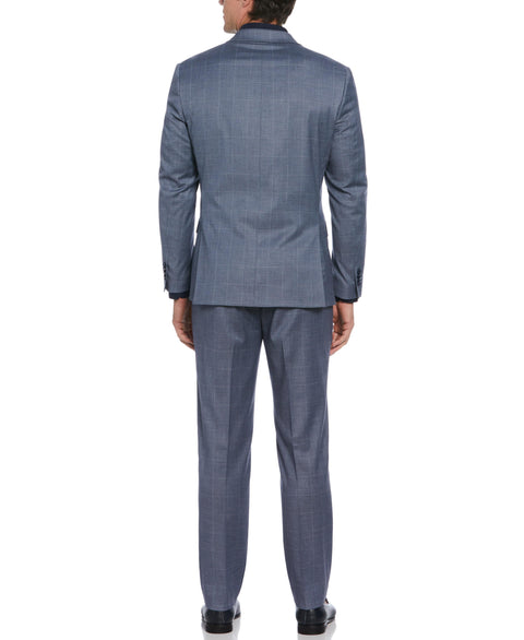 Gray Plaid Suit Jacket (Denim) 