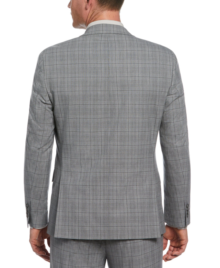 Stretch Gray Fashion Suit Jacket (Grey) 