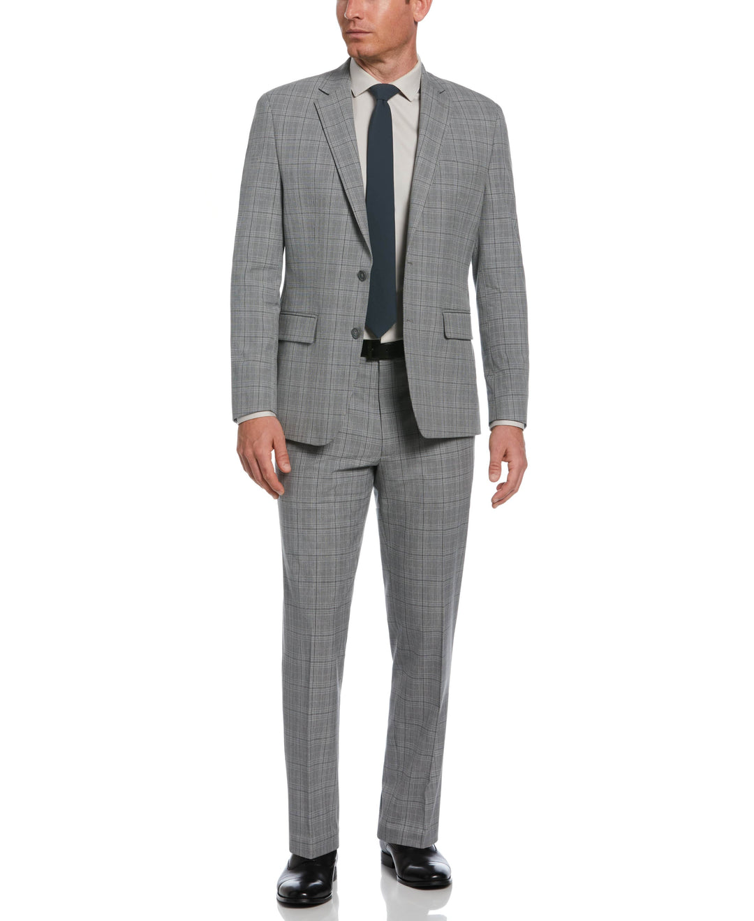 Stretch Gray Fashion Suit Jacket (Grey) 