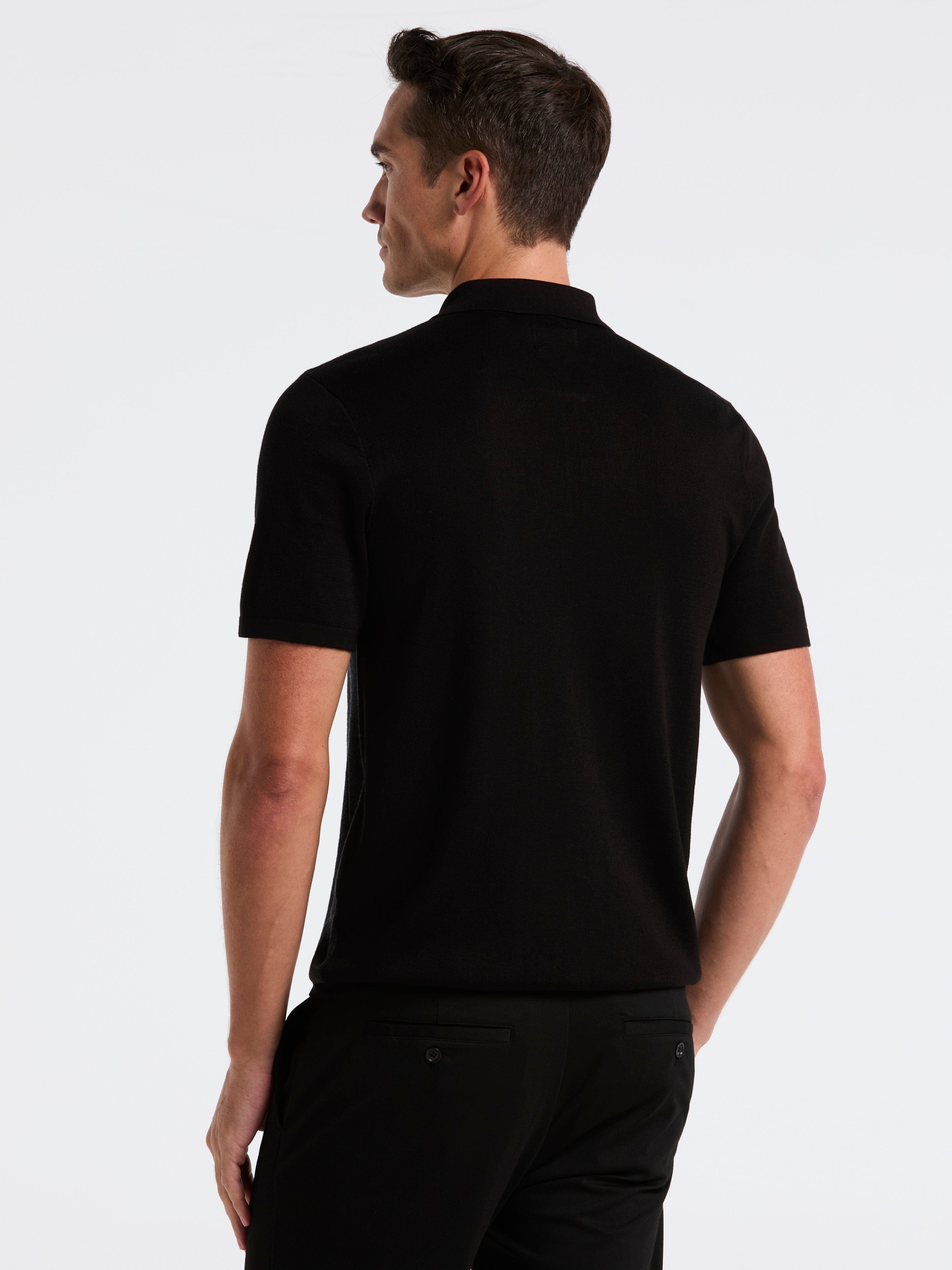 Color Block Sweater Polo – Perry Ellis
