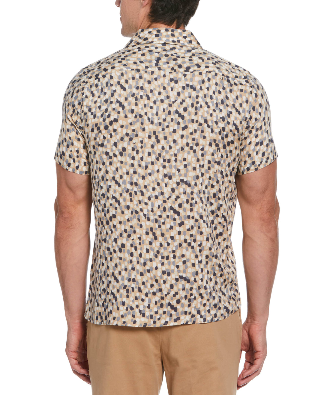 Confetti Print Camp Shirt (White Pepper) 