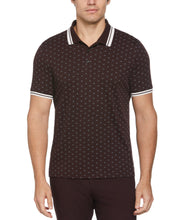 Contrast Dotted Polo (Port) 