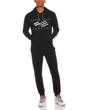 Contrast Drawcord Fleece Hoodie