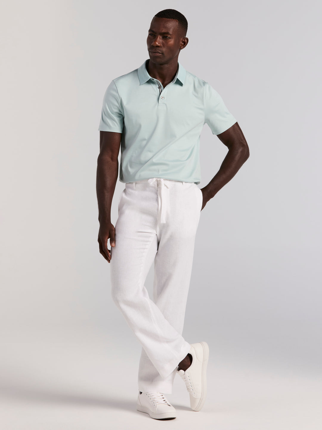 Interlock Polo Shirt (Cloud Blue) 